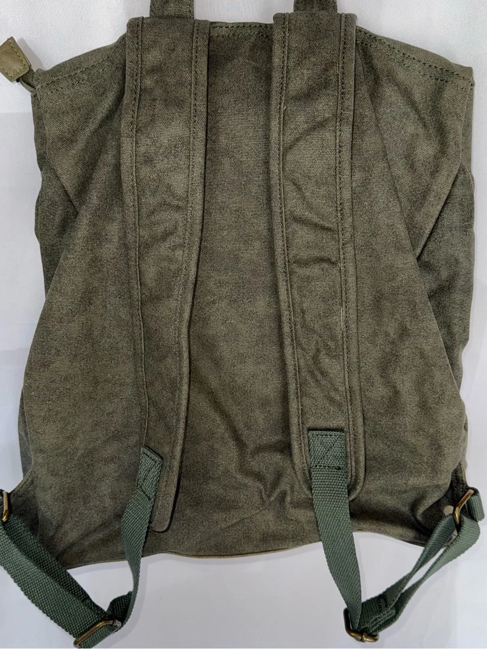 The Original Spirit Canvas Roll-Top Backpack in Olive